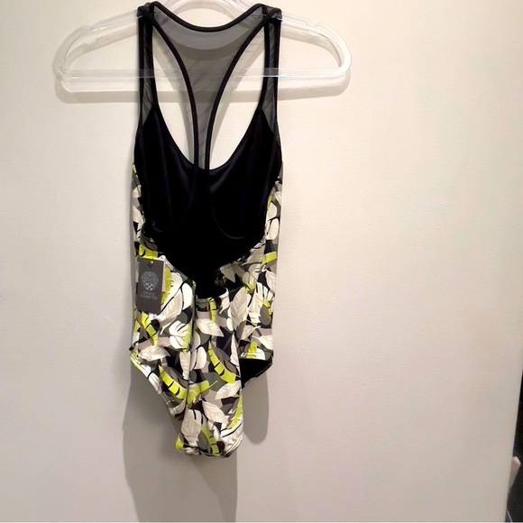 NWT- Vince Camuto Womens Rainforest Racerback One-Piece Size 14 - Picture 4 of 10